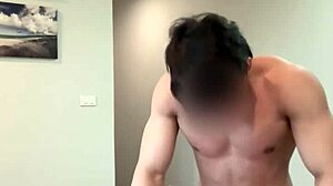 what if cute asian teen's beautiful shaved pussy gets cum on belly?