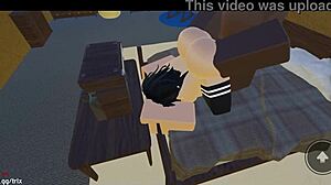 roblox slut craves serving her master's big black cock commands