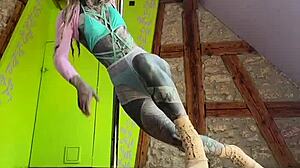 Pole Dance Poses Tranny Crossdressing Tutorial