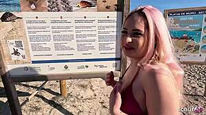 hey stranger wanna risk public anal with maria gail on beach?