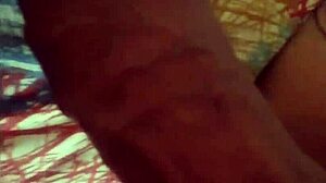 real latina couple's dirty pierced nipple pussy lick closeup homemade