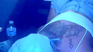 street whore deepthroats then bareback creampie swallow