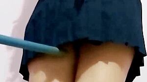 my niece in that short school uniform skirt finally lets me fuck her after years of teasing homemade