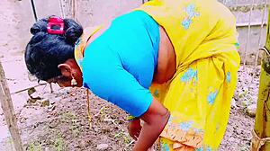 village maid's tight pussy takes landowner's cock amid telugu dirty talk