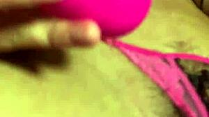 Briana Banderas Savagely Masturbates Big Ass Tits with Dildo Vibrator
