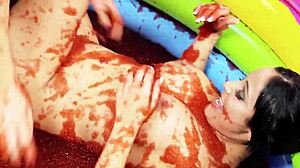 Romana Ryder And Tammie Lee Grind Naked In Bath
