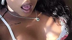 Gabi from Ribeirão Preto Morning Solo Shemale Jerkoff
