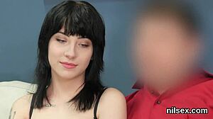 frisky sweetie butt hole pounded in painful bdsm therapy