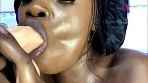 Skinny Ebony Wife Squirts Pussy Solo Open