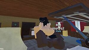roblox slut craves serving her master's big black cock commands