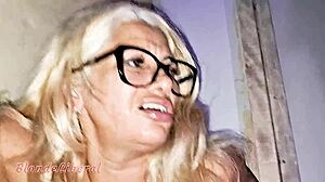 Blonde milf gloryhole creampie strangers bareback homemade