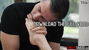 renata fox footjob leads to deep pussy pounding tease