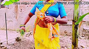 village maid's tight pussy takes landowner's cock amid telugu dirty talk