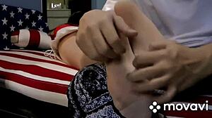 CHINESE NYLON FEET TICKLED HARD Pt 1