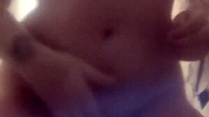 oiled soapy big tits ass shave leads to chubby orgasm in shower
