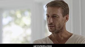 Bunny Madison Worships Nathan Bronson's Monster Cock Voyeur Style