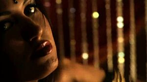 Indian goddess strips teasing her nude brunette body