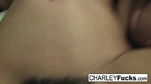 charley chases naughty thrills in this wild threesome with big tits and cumshots