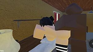 roblox slut craves serving her master's big black cock commands