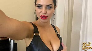 kira queen rips pantyhose masturbates wet clit cunt dildo closeup