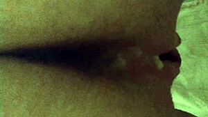 hubby cums deep in wife's naughty tight ass