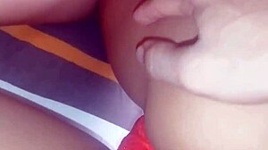 real latina couple's dirty pierced nipple pussy lick closeup homemade
