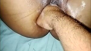 i can't believe how deep this huge fisting insertion stretches me out...
