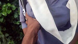 damn, that indian college girl rubbing her tits in the forest got me taking her home for rough pussy pounding!