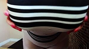Wife's big naturals shake as she cheats with monster bbc facefucking