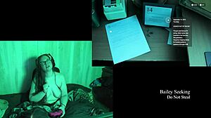 naked big tits bbw glasses playthrough at lake house part 1 🏠🍑