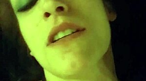 redhead fingers dripping cum from pussy after intense bukkake gangbang