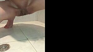 watch this wild latina milf couple's homemade close-up anal cumshot and piss fest