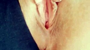 i rip my clothes off fingering this horny brunette milf pussy solo