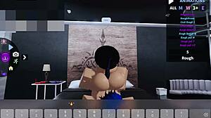 femboy gets fucked hard in roblox game?
