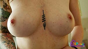 roomies with benefits get dirty, she bends over for creampie doggystyle pov
