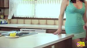 i never expected this milf to drag me into wild lesbian pussy licking