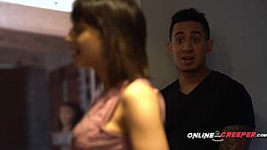 Rough blind date sex caught on hidden cam at creep's house