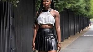 of books n boobs ia's leather skirt hides ebony teen tits dream