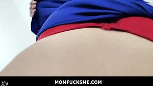 Shaving stepmom Megan Maiden's pussy leads to hardcore fuck