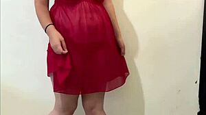 Teasing Latina Strips Lingerie For Boyfriend Secretly