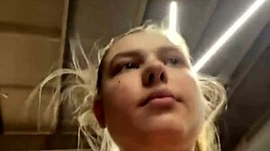 chubby teen masturbates pussy during outdoor workout 💦