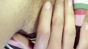 First Time Cumming on Camera Feels So Wet and Dripping