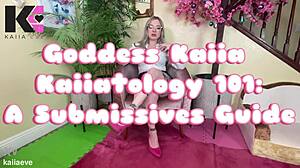 goddess kaiia teaches submissive fat curvy in stockings heels pov