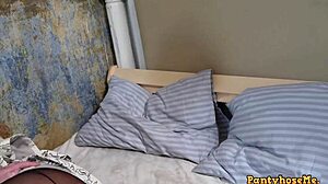 kenneth pounds wet milf pussies kristina el and marta in pantyhose footjob ffm threesome action