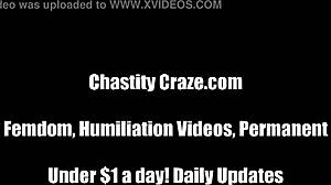 Heartache as Cock Locks Away Forever in BDSM Bondage