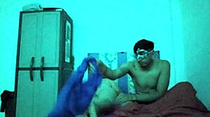 Dad leaves horny big-ass latina stepmom alone with stepson on halloween night temptation builds