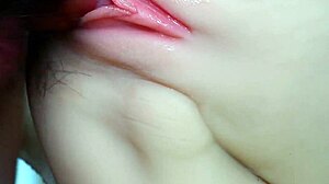 i spread her shaved legs wide and fuck the doll pussy deep