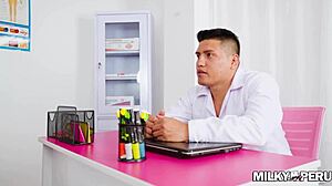 omg im the horny nurse fucking perverted doctor on my first hospital shift doggystyle 😈