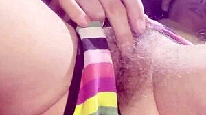 First Time Cumming on Camera Feels So Wet and Dripping