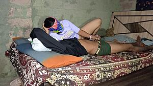 desi indian step sis spreads for amateur massage turning into wild group domination